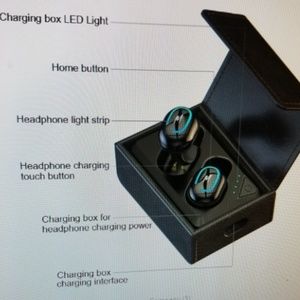 Mini in-ear TWS 5.0 Blue Tooth earbuds with stereo